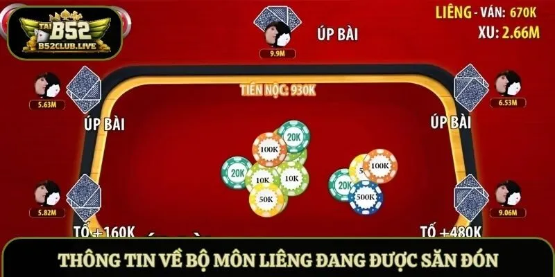 Thông tin về bộ môn Liêng đang được săn đón