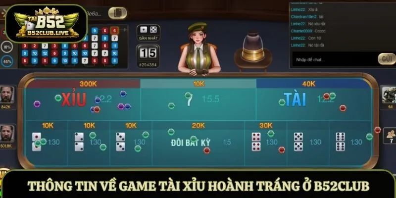 Thông tin về game Tài Xỉu hoành tráng ở B52Club